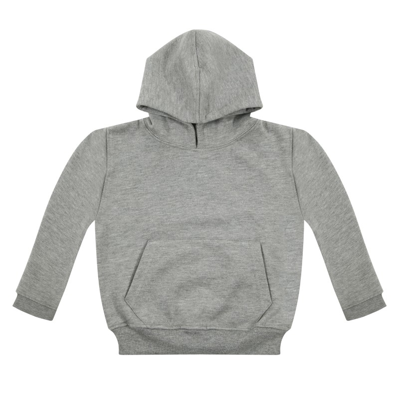 Kid's Pull on Hoodle in Grey Marl by Kids Wholesale Clothing