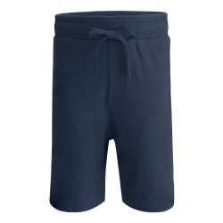 Cotton Shorts in Navy