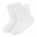 Baby Blank Turn Over Socks (White)