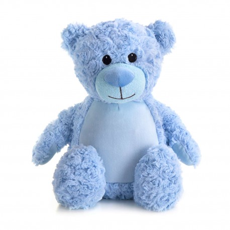 Soft Toys for Personalisation - Teddy Bear Blue