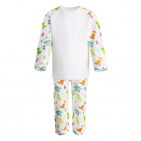 Dinosaur Print Long Sleeve Pyjama Set
