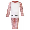 Woman Red Stripe Pyjama Set