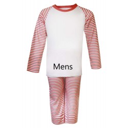 Men's Red Stripe Pyjamas