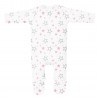 Baby Plain Chest Rompersuit in Pink Star Print
