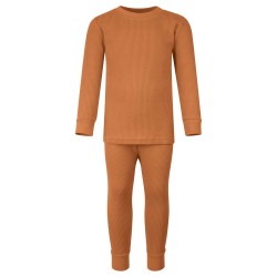 Ribbed Loungewear Set in Clay