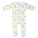 Baby Plain Chest Rompersuit in Easter Print