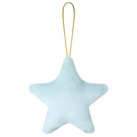 Star Shape Christmas Decoration in Light Blue