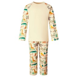 Safari Print Long Sleeve Pyjama Set