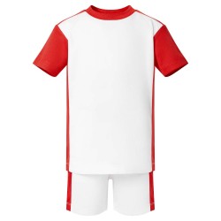 Polyester Sports Set in Red