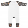 Baby Plain Chest Rompersuit in Witches Hat Print